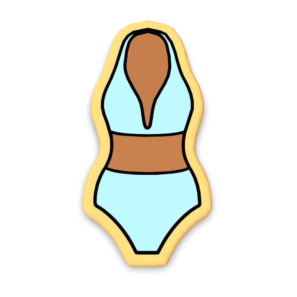 Swimsuit Cutter and Stamp Cookie Cutter | Stamp | Stencil #13