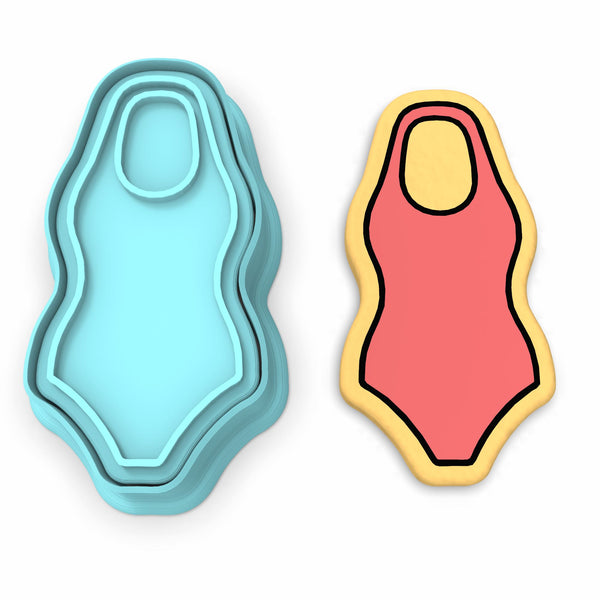 Swimsuit Cutter and Stamp Cookie Cutter | Stamp | Stencil #2