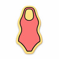 Swimsuit Cutter and Stamp Cookie Cutter | Stamp | Stencil #2