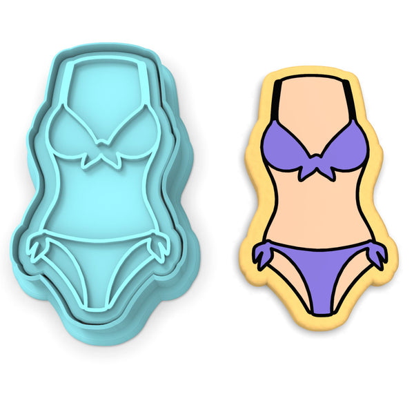 Swimsuit Cutter and Stamp Cookie Cutter | Stamp | Stencil #3