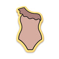 Swimsuit Cutter and Stamp Cookie Cutter | Stamp | Stencil #4