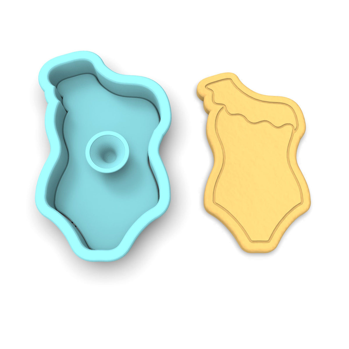 Swimsuit Cutter and Stamp Cookie Cutter | Stamp | Stencil #4