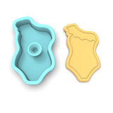 Swimsuit Cutter and Stamp Cookie Cutter | Stamp | Stencil #4