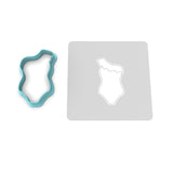 Swimsuit Cutter and Stamp Cookie Cutter | Stamp | Stencil #4