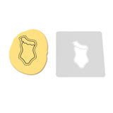 Swimsuit Cutter and Stamp Cookie Cutter | Stamp | Stencil #4