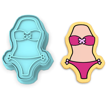 Swimsuit Cutter and Stamp Cookie Cutter | Stamp | Stencil #7