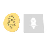 Swimsuit Cutter and Stamp Cookie Cutter | Stamp | Stencil #7