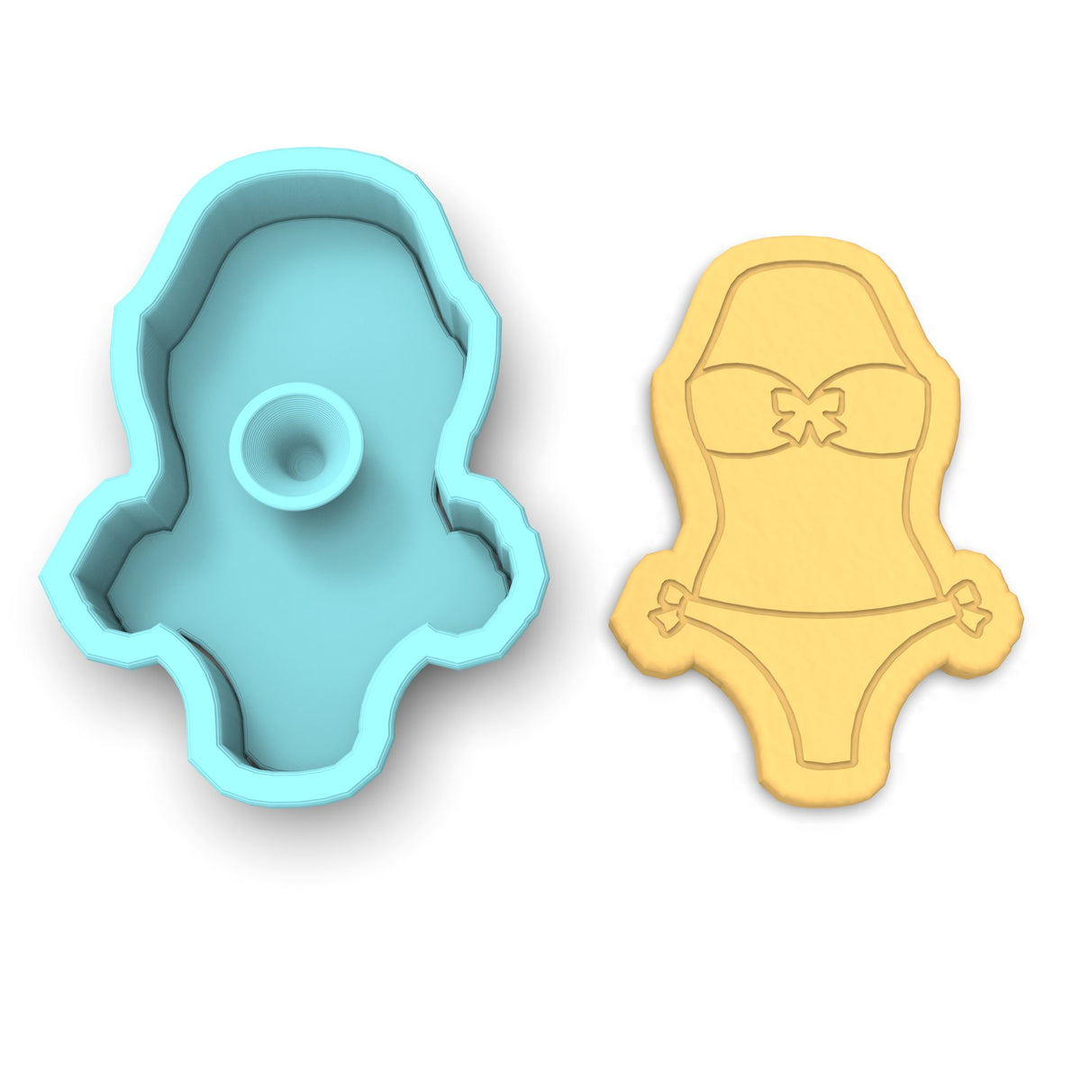 Swimsuit Cutter and Stamp Cookie Cutter | Stamp | Stencil #7