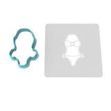 Swimsuit Cutter and Stamp Cookie Cutter | Stamp | Stencil #7
