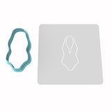 Swimsuit Cutter and Stamp Cookie Cutter | Stamp | Stencil #8