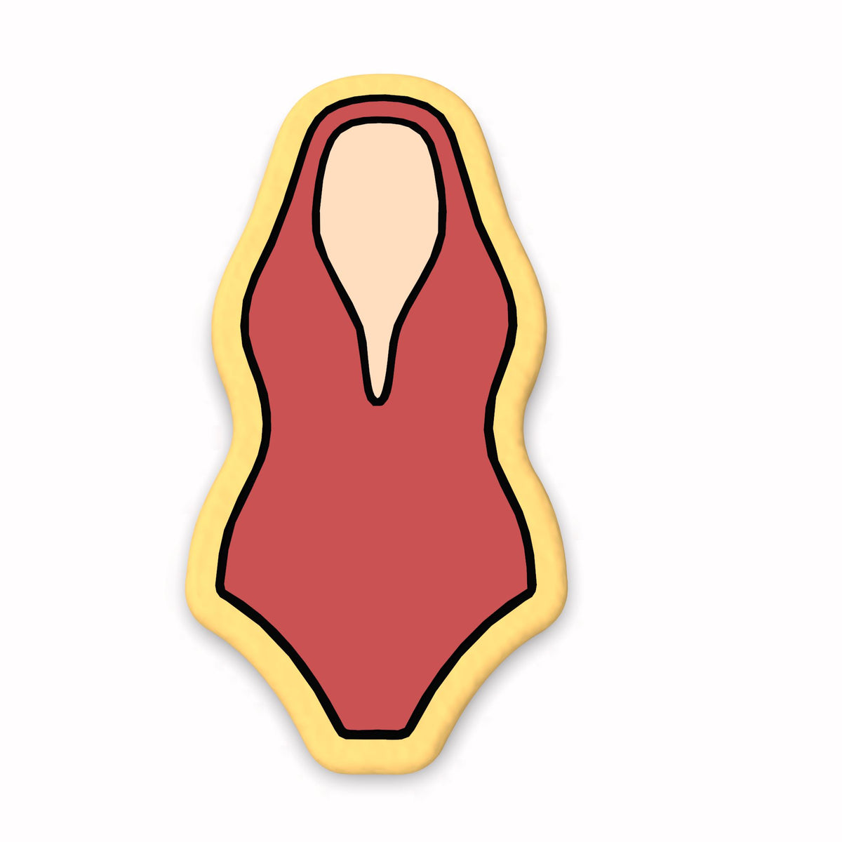 Swimsuit Cutter and Stamp Cookie Cutter | Stamp | Stencil #8