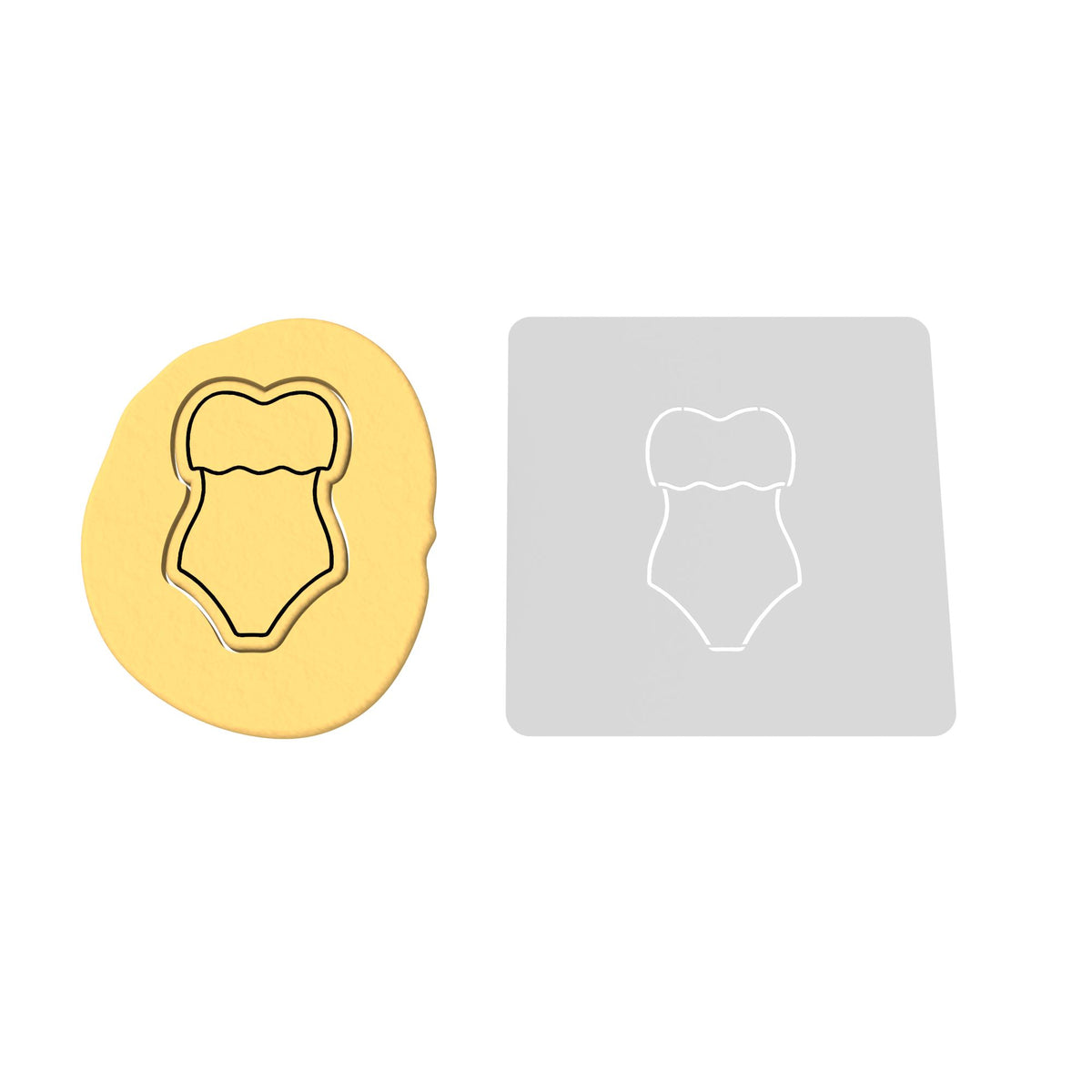 Swimsuit Cutter n Stamp Cookie Cutter | Stamp | Stencil #5