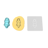 Swimsuit Cutter n Stamp Cookie Cutter | Stamp | Stencil #6