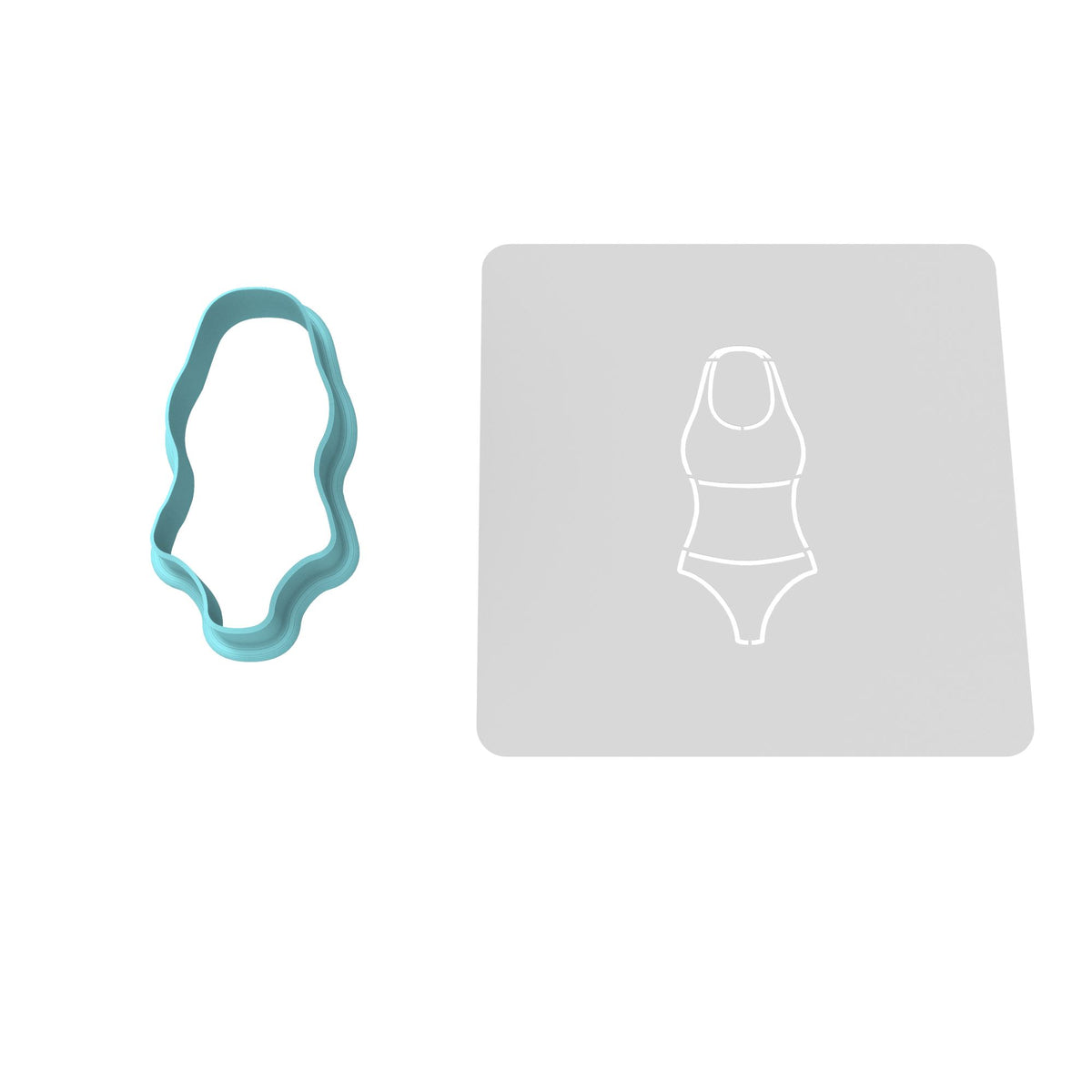 Swimsuit Cutter n Stamp Cookie Cutter | Stamp | Stencil #6