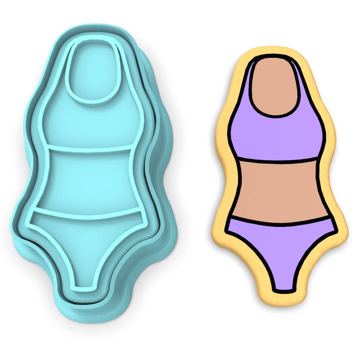 Swimsuit Cutter n Stamp Cookie Cutter | Stamp | Stencil #6