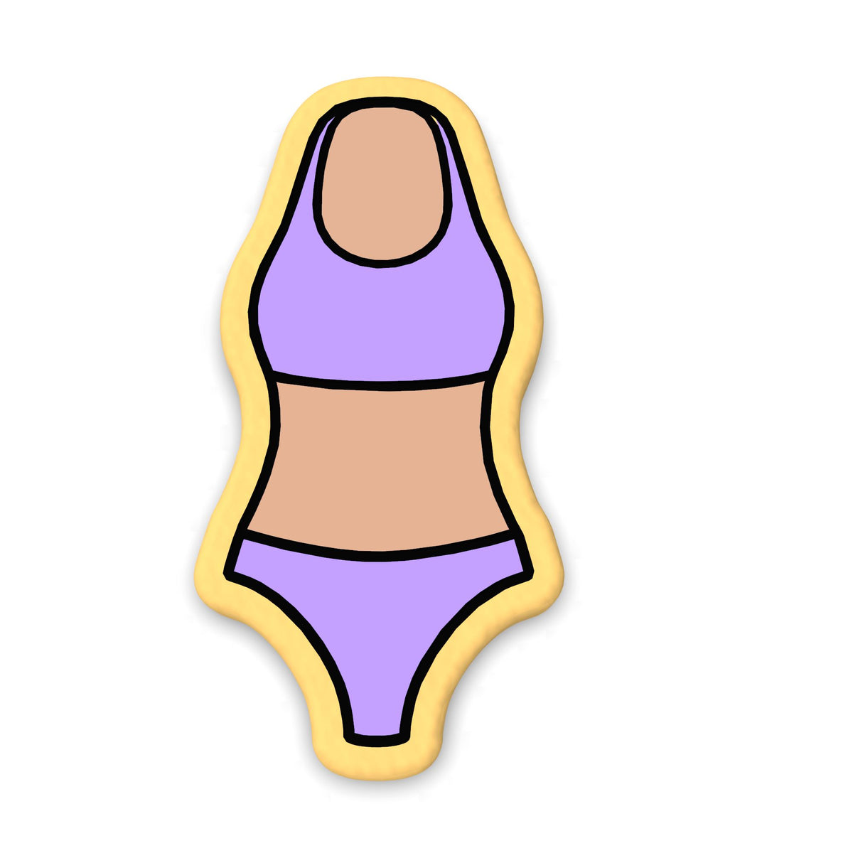 Swimsuit Cutter n Stamp Cookie Cutter | Stamp | Stencil #6