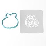 Swirly Pumpkin Cookie Cutter | Stamp | Stencil #1