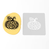 Swirly Pumpkin Cookie Cutter | Stamp | Stencil #1