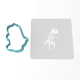 T Rex Bones Cookie Cutter | Stamp | Stencil #1