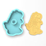 T Rex Bones Cookie Cutter | Stamp | Stencil #1