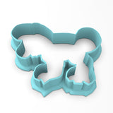 T- Rex Dinosaur Cookie Cutter | Stamp | Stencil #1