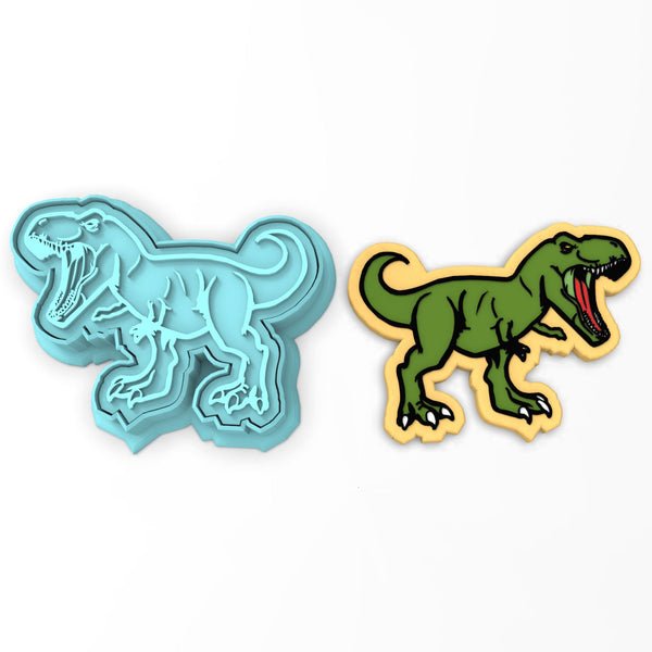 T- Rex Dinosaur Cookie Cutter | Stamp | Stencil #1