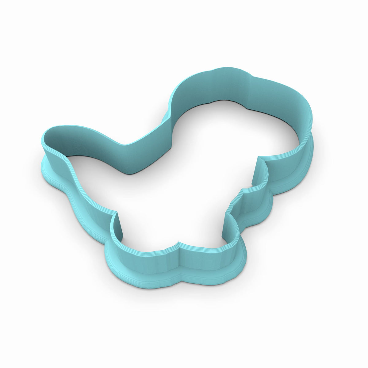 T- Rex Dinosaur Cute Cookie Cutter | Stamp | Stencil #1