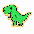 T- Rex Dinosaur Cute Cookie Cutter | Stamp | Stencil #1