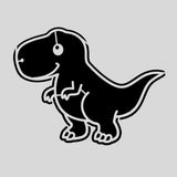T- Rex Dinosaur Cute Cookie Cutter | Stamp | Stencil #1