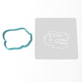 T- Rex Skull Cookie Cutter | Stamp | Stencil #1