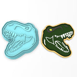T-Rex Skull Cookie Cutter | Stamp | Stencil #2