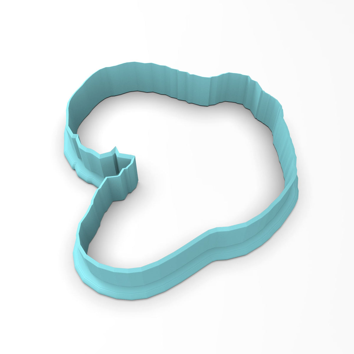 T-Rex Skull Cookie Cutter | Stamp | Stencil #2
