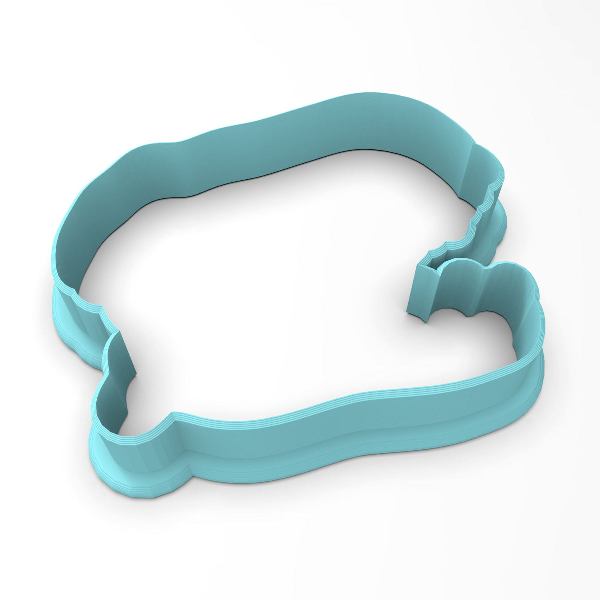 T-Rex Skull Cookie Cutter | Stamp | Stencil #3