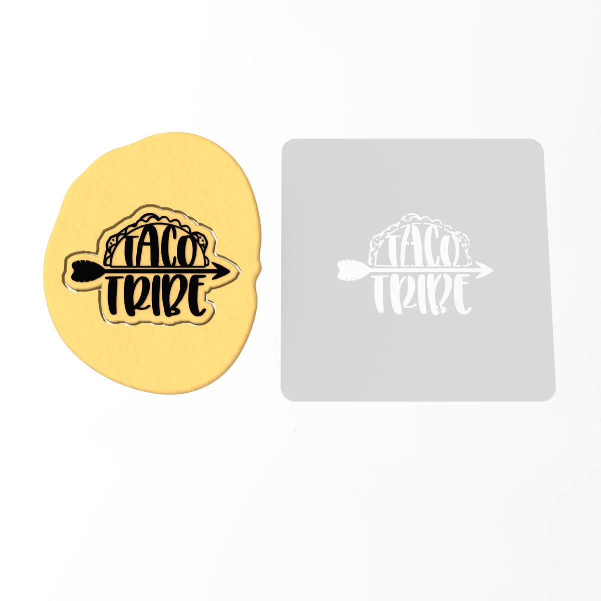 Taco Tribe Cookie Cutter | Stamp | Stencil #1