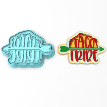 Taco Tribe Cookie Cutter | Stamp | Stencil #1