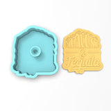 Tacos & Tequila Cookie Cutter | Stamp | Stencil #1