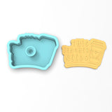 Teacher Coffee Cookie Cutter | Stamp | Stencil #1