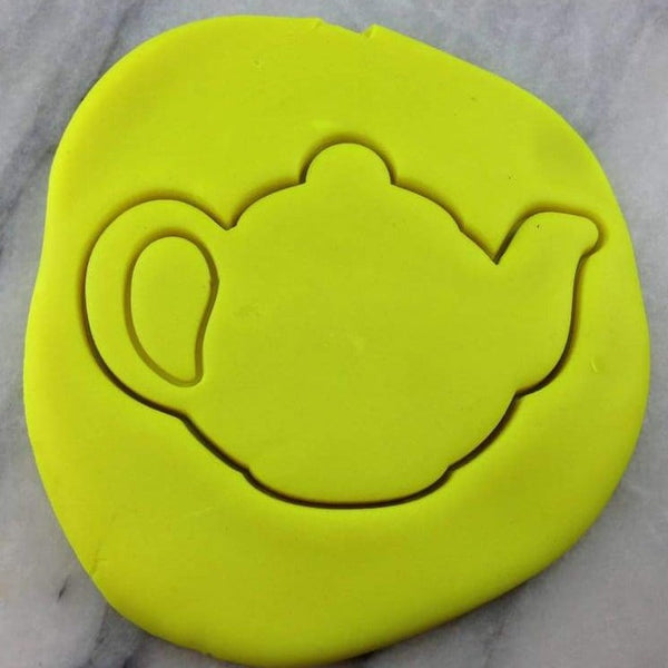 Teapot Cookie Cutter Stamp & Outline #1 - Girly / Dolls / Princess