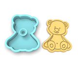 Teddy Bear Cookie Cutter | Stamp | Stencil #1