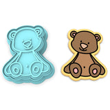 Teddy Bear Cookie Cutter | Stamp | Stencil #1