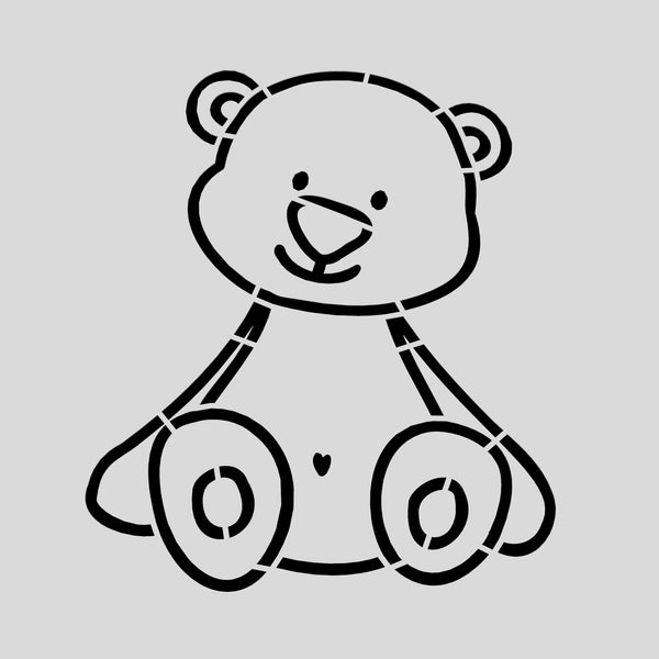 Papa Bear Cookie Stencil – Cut It Out Cutters
