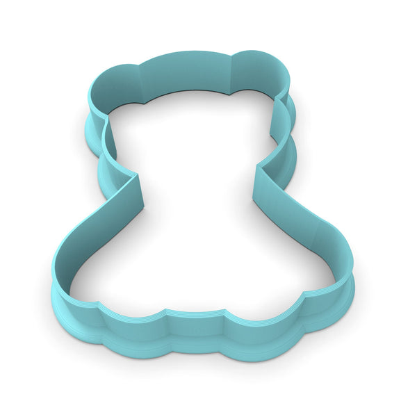 Teddy Bear Cookie Cutter Stamp 