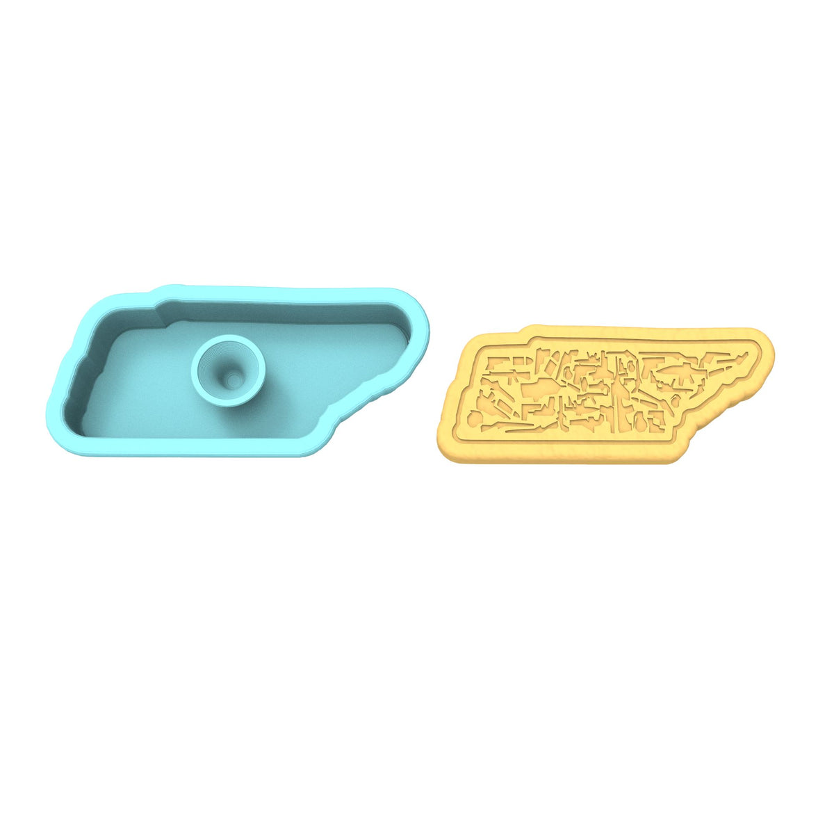 Tennessee Guns Cookie Cutter | Stamp | Stencil #1 Boys/ Army / Outdoorsman Cookie Cutter Lady 