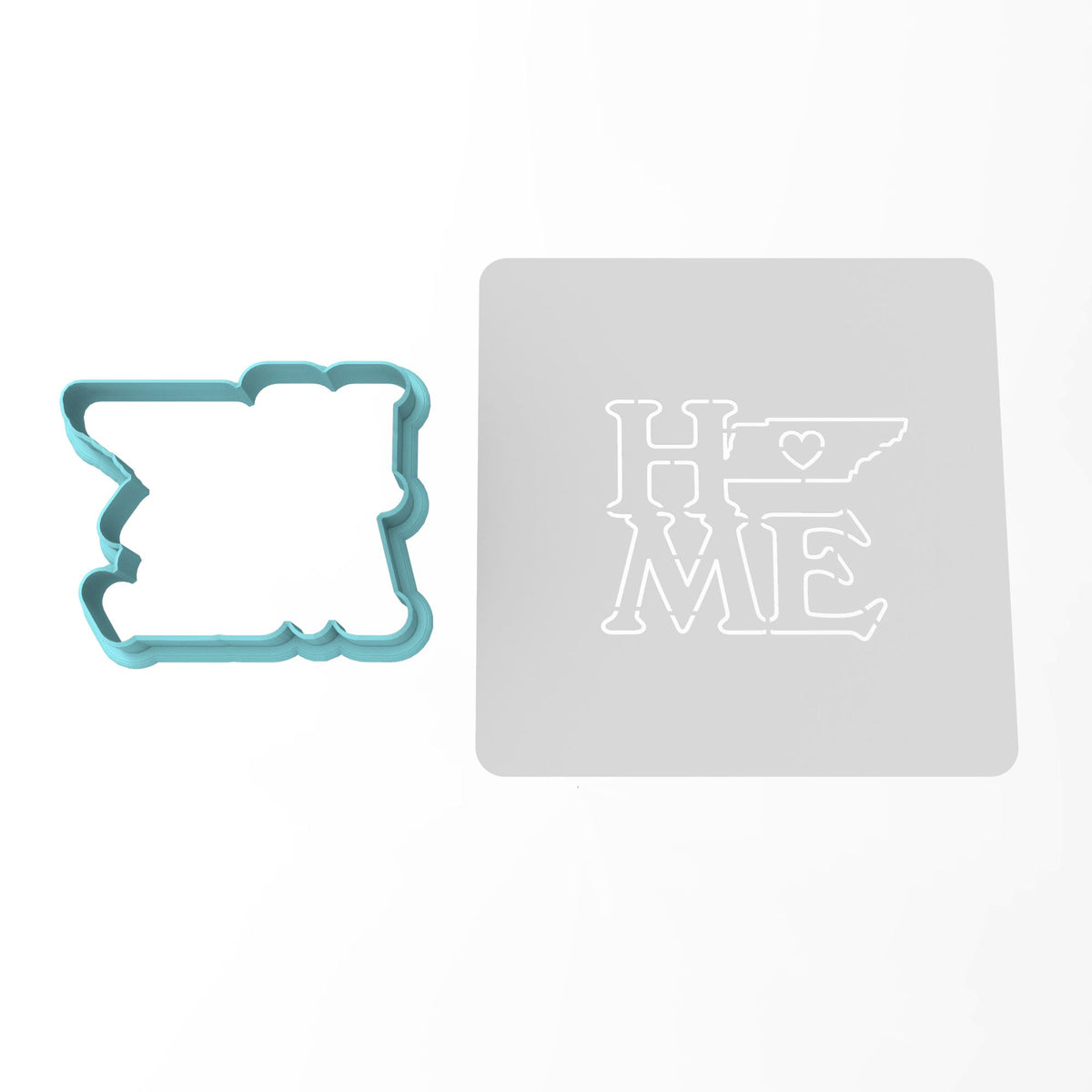Tennessee Home Cookie Cutter | Stamp | Stencil #1