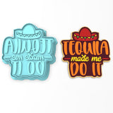 Tequila Cookie Cutter | Stamp | Stencil #1