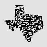 Texas Guns Cookie Cutter | Stamp | Stencil #1 Boys/ Army / Outdoorsman Cookie Cutter Lady 2 Inch Small Cupcake Stencil Only No