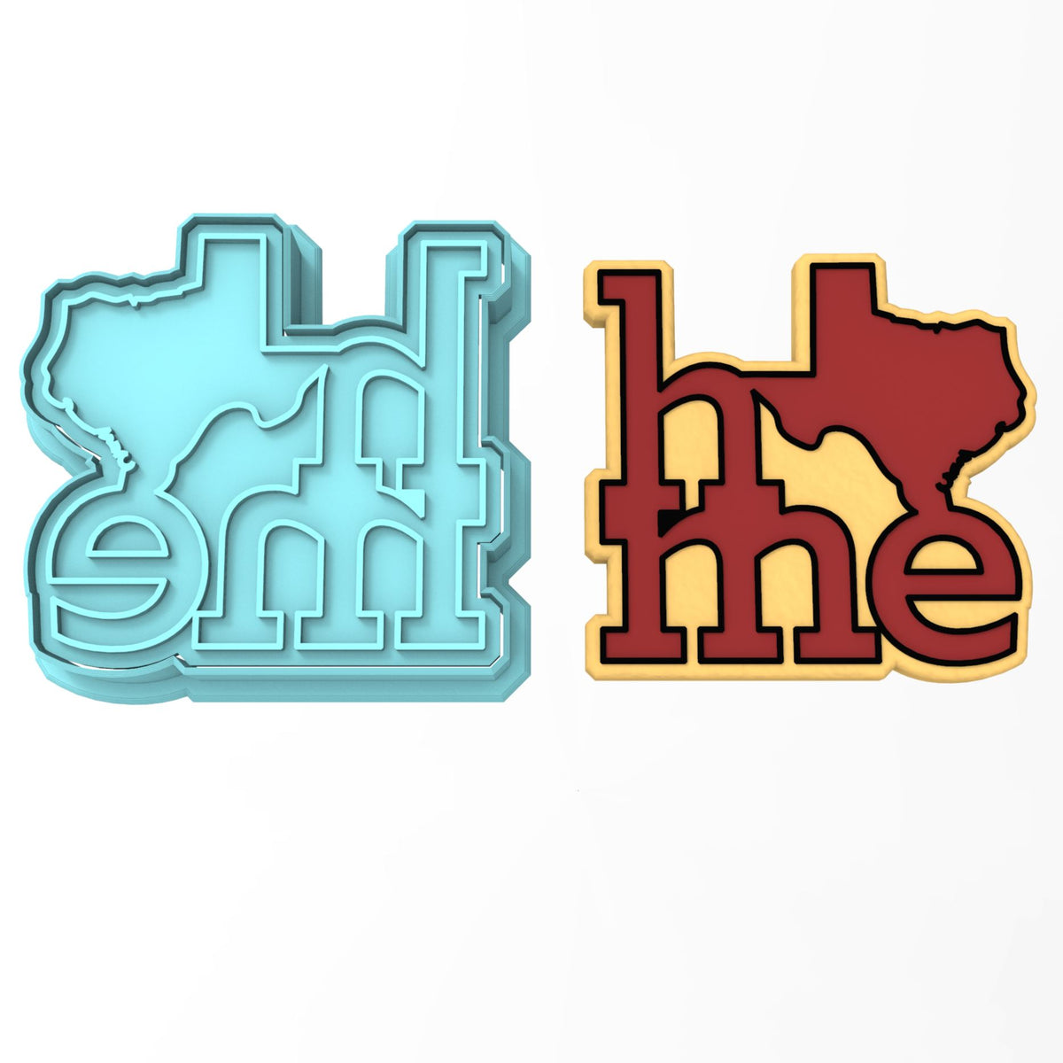 Texas Home Cookie Cutter | Stamp | Stencil #1