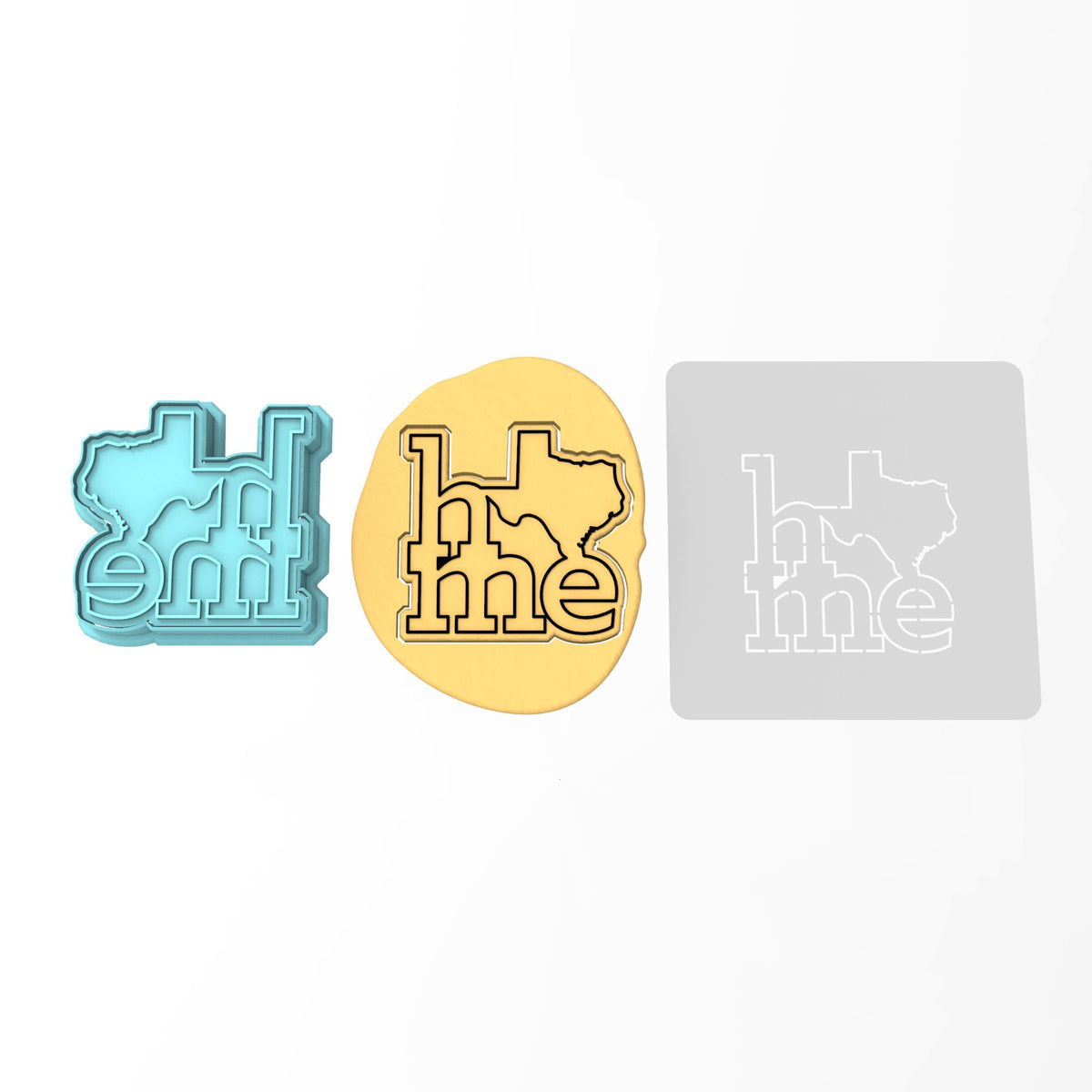 Texas Home Cookie Cutter | Stamp | Stencil #1