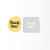 Thank You Cookie Cutter | Stamp | Stencil #1