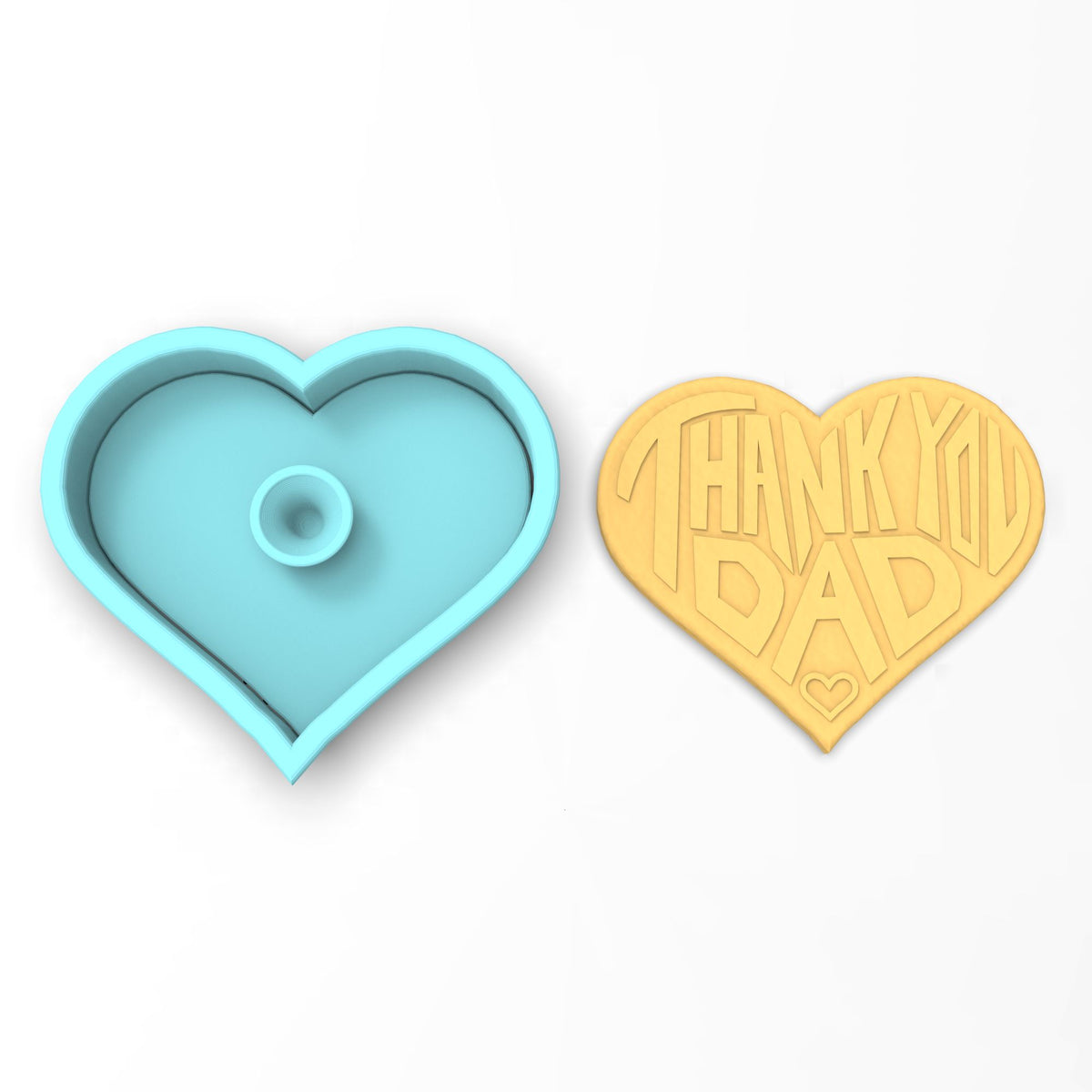 Thank You Dad Cookie Cutter | Stamp | Stencil #1